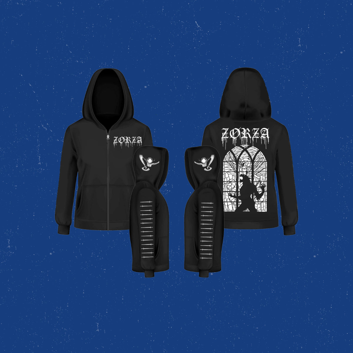 ZØRZA - Zipper Hoodie